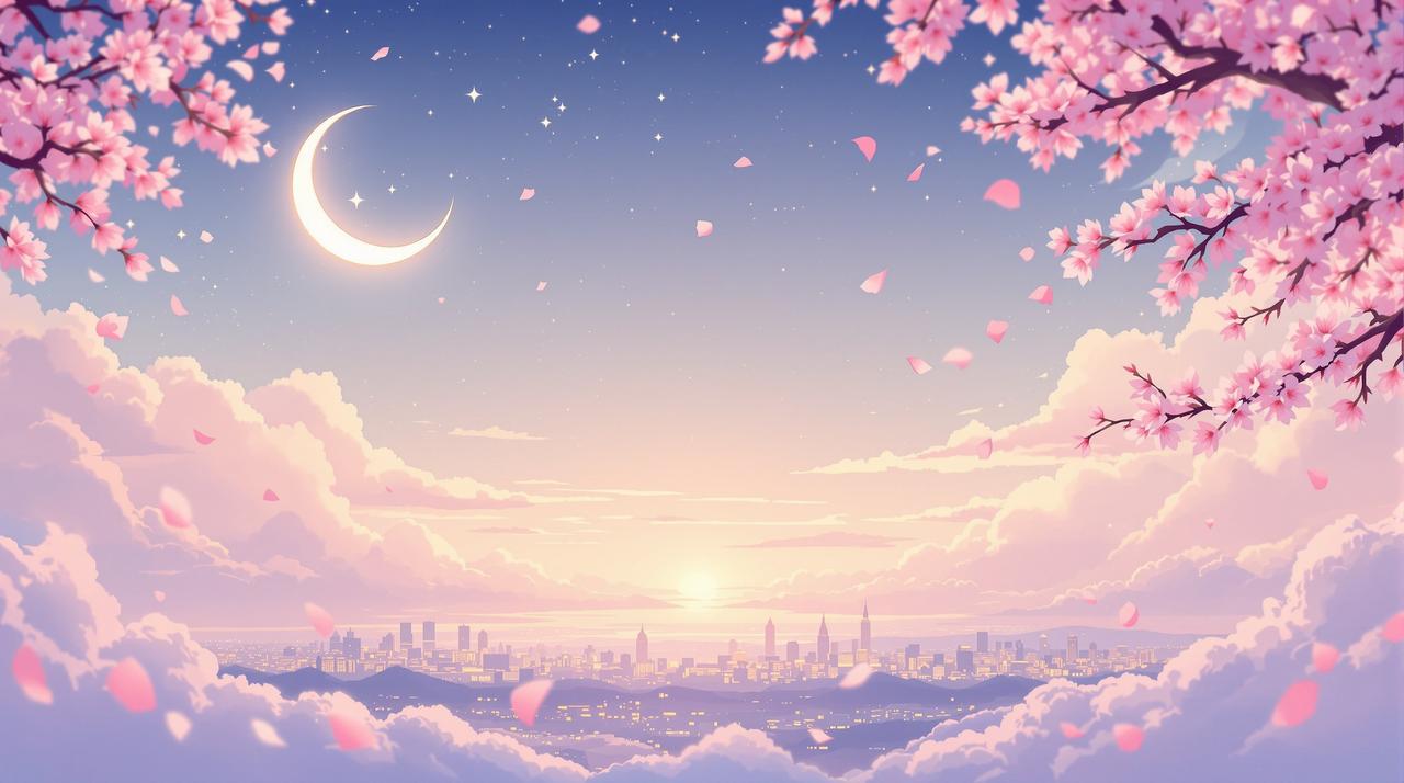 免费短剧平台 - 温柔如月的治愈剧场，月光下的宁静城市夜景